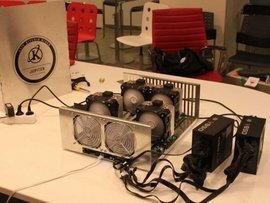 Antminer S22 Pro next-gen ASIC miner hashing
