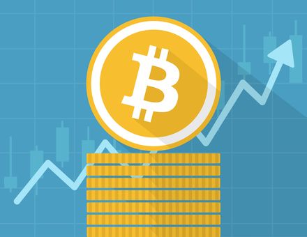 Bitcoin network data flow visualization